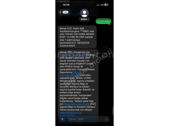 SÜMERHAN OTO | 2025 MODEL FİAT EGEA 1.4 FİRE EASY