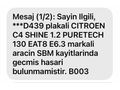 OTTOMOBİLE 2024 CITROEN C4 SHINE 1.2 130 HP 8 İLERİ HATASIZ