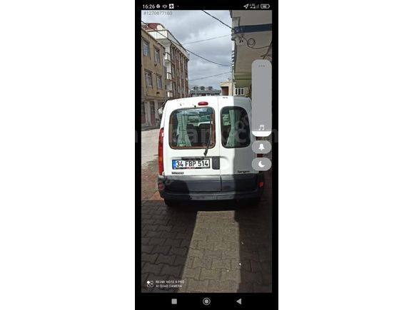 Sahibinden Renault Kangoo 1.5 dCi Expression 2007 Model  326.000 km Beyaz