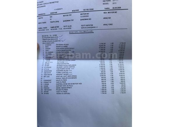 Audi A3 Sedan LED PAKET 235B Servis Bakımlı 