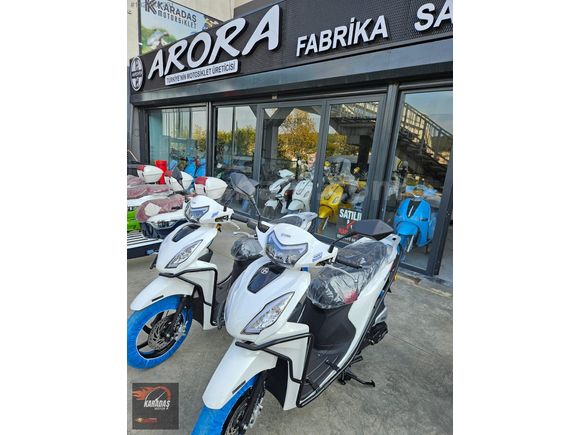 KARADAŞ MOTOR dan ARORA BOSS 125 CC ÇANTA RUHSATA İŞLİ