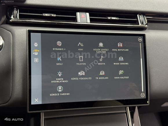 4S AUTO | 2025 R.VELAR 2.0D SOĞUTMA+ISITMA+AİRMATİC+MERİDİAN+360
