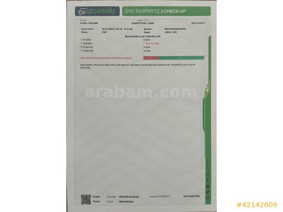 ÇOK TEMİZ VE BAKIMLI 2011 Fiat Linea 1.6 Multijet Active Plus