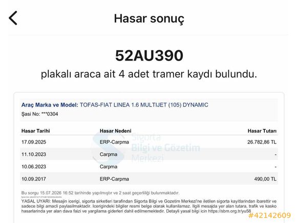 ÇOK TEMİZ VE BAKIMLI 2011 Fiat Linea 1.6 Multijet Active Plus