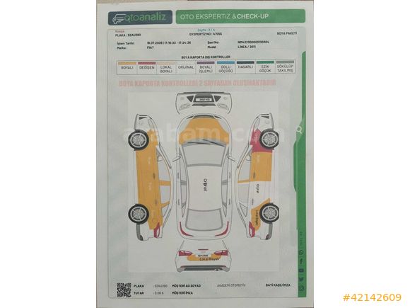 ÇOK TEMİZ VE BAKIMLI 2011 Fiat Linea 1.6 Multijet Active Plus