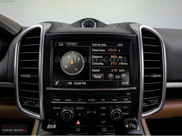 CAVAS MOTORS 2014 PORSHE CAYENNE 3.0D 170 BİNDE+BAYİ+SİYAH+TABA