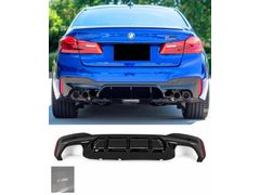 BMW G30 - G30 LCİ M5 DİFÜZÖR PARLAK SİYAH TAİWAN