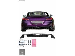 BMW G29 Z4 M PERFORMANCE ARKA DİFÜZÖR PARLAK SİYAH TAİWAN