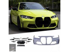 BMW G22 G23 M4 ÖN TAMPON + M4 PANJUR PARLAK SİYAH TAİWAN