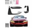 BMW F30 F80 M3 ÖN FLAP SETİ 4 PARÇA TAİWAN PARLAK SİYAH