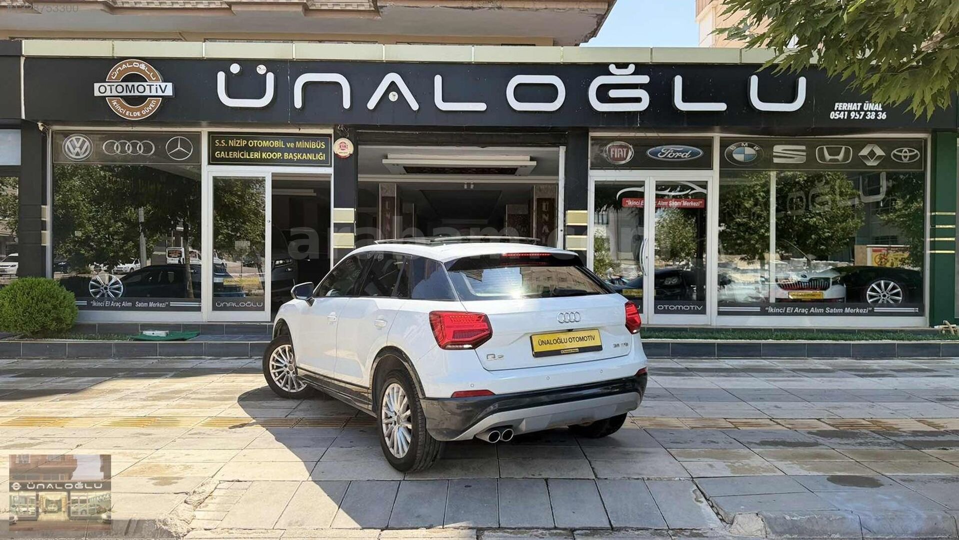 Galeriden Audi Q2 35 TFSI Design 2020 Model Gaziantep 52.000 km Beyaz 6