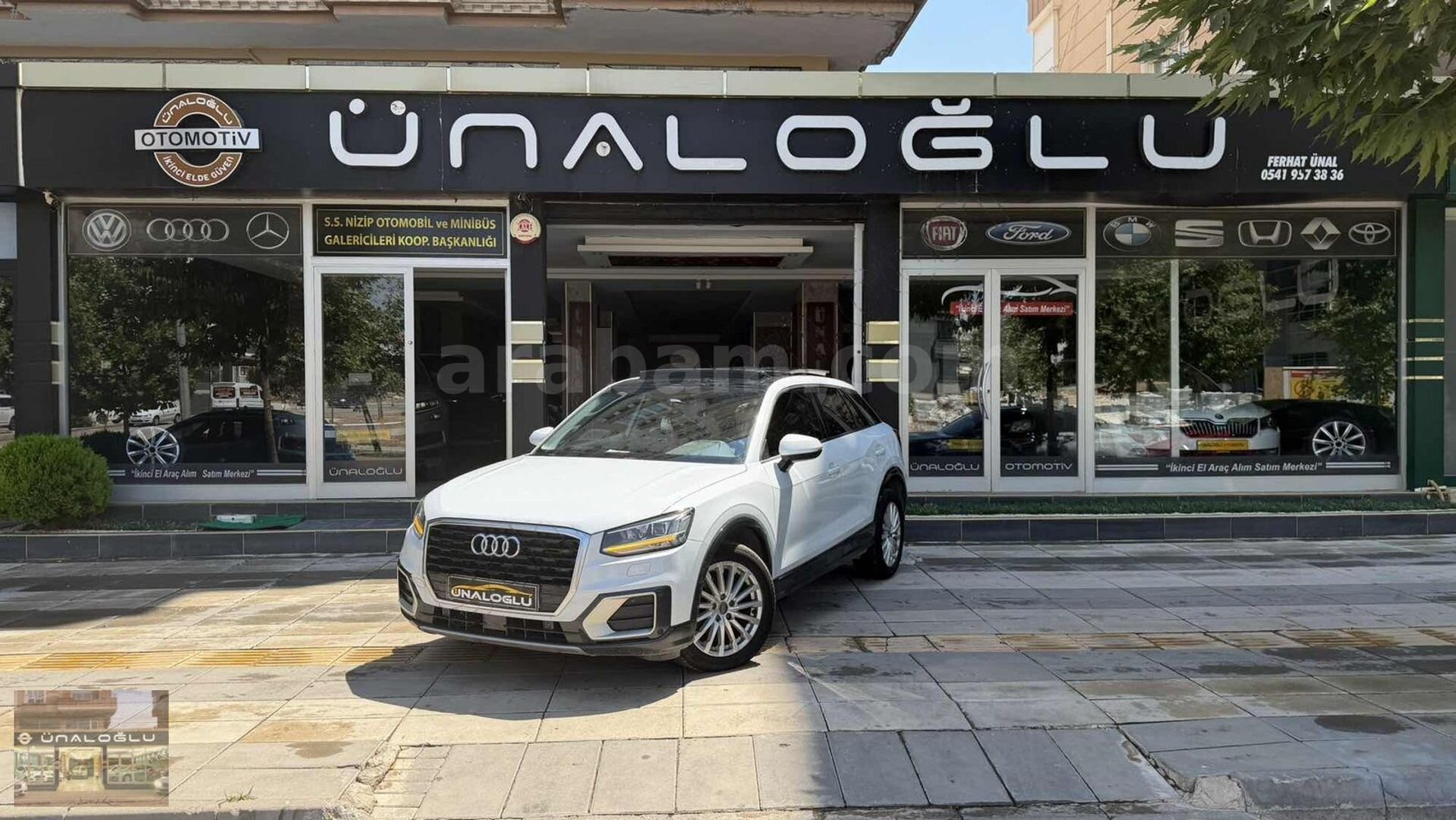 Galeriden Audi Q2 35 TFSI Design 2020 Model Gaziantep 52.000 km Beyaz 4