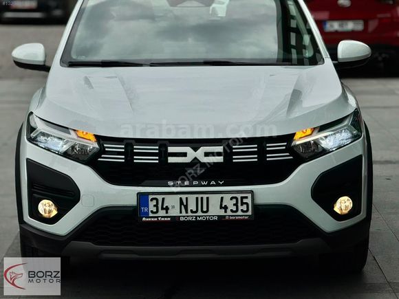 BORZ MOTOR-2025 DACİA SANDERO STEPWAY-HATASIZ-GARANTİLİ-1.0 TCE