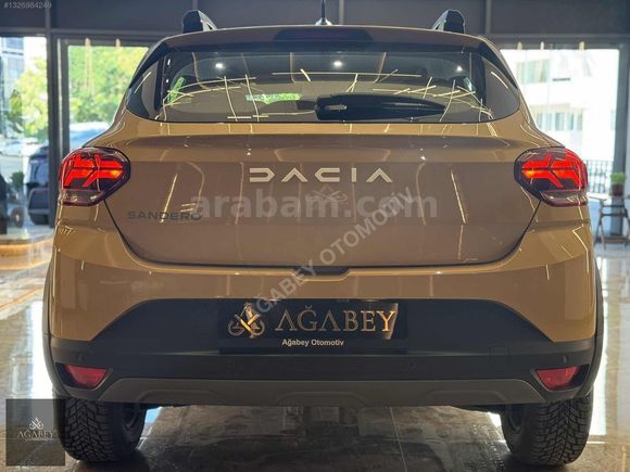 AĞABEY'DEN 2024 DACİA SANDERO STEPWAY 1.0 TCE EXPRESSİON HATASIZ
