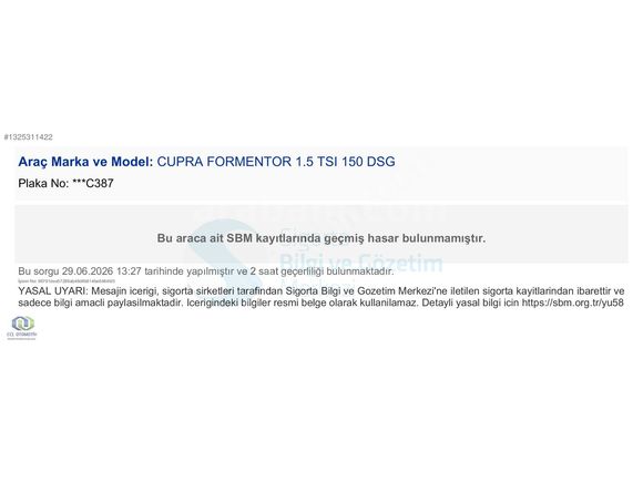 2024 CUPRA FORMENTOR 1.5 TSI DSG CCL A.Ş'DEN