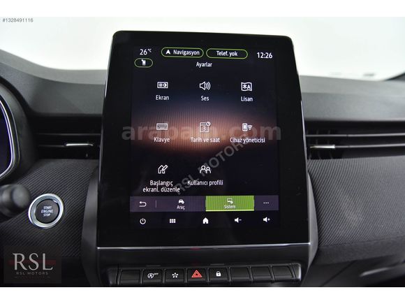 RSL MOTORS'DAN 2025 MODEL RENAULT CLİO ESPRİT ALPİNE HATASIZ %20