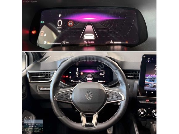 12 BİN KM'DE 2025 CLİO TECHNO ESPRİT ALPİNE 1.0 TCe BEYAZ