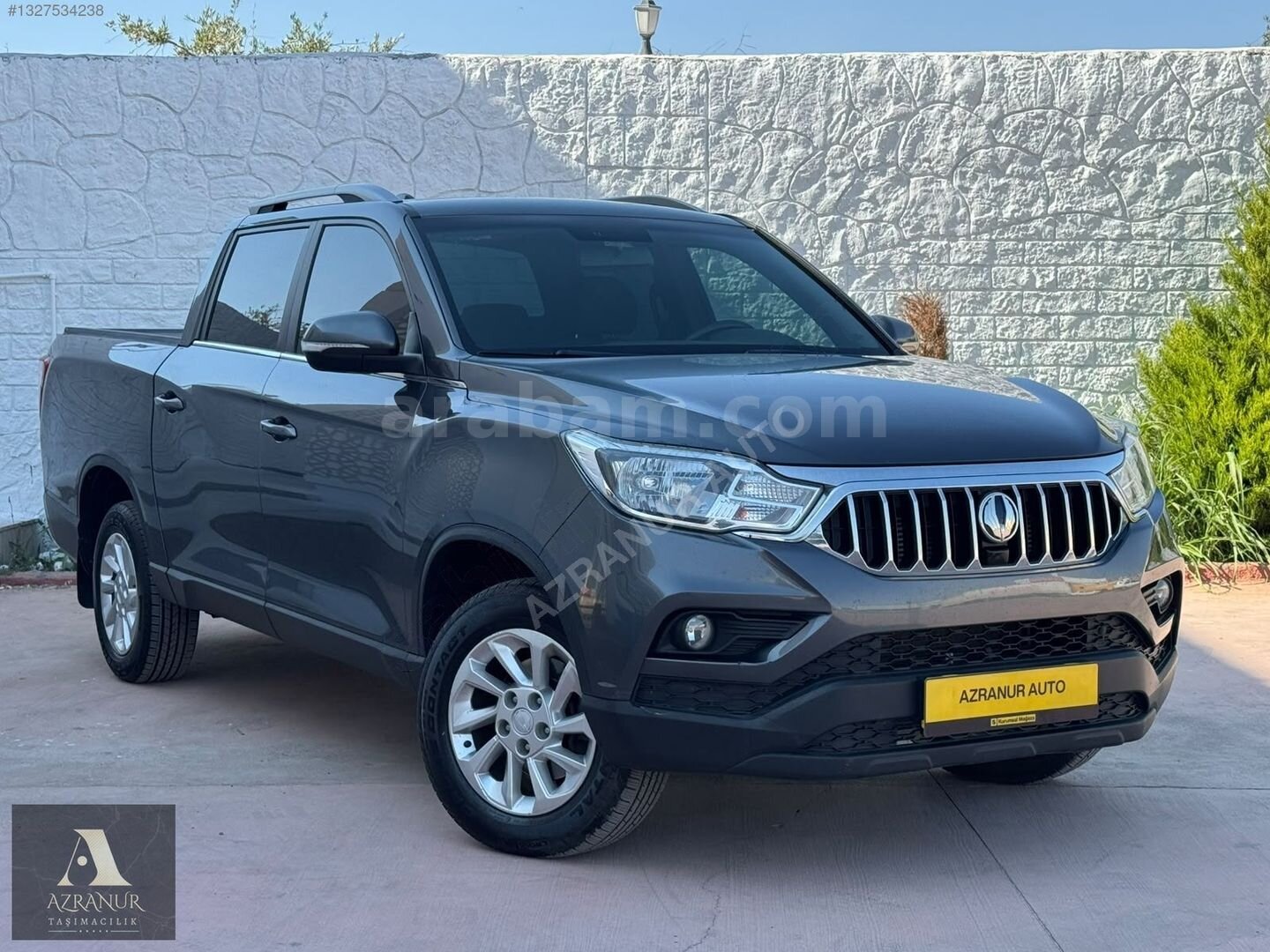 Galeriden KGM SsangYong Musso Grand 2.2 D Platinum Plus 2020 Model Gaziantep 114.000 km Gri 2