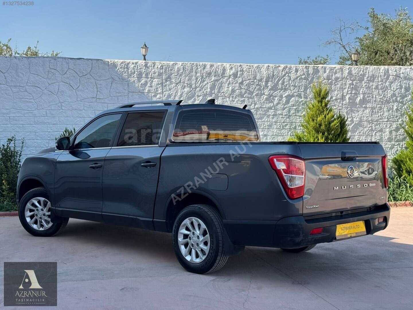 Galeriden KGM SsangYong Musso Grand 2.2 D Platinum Plus 2020 Model Gaziantep 114.000 km Gri 6