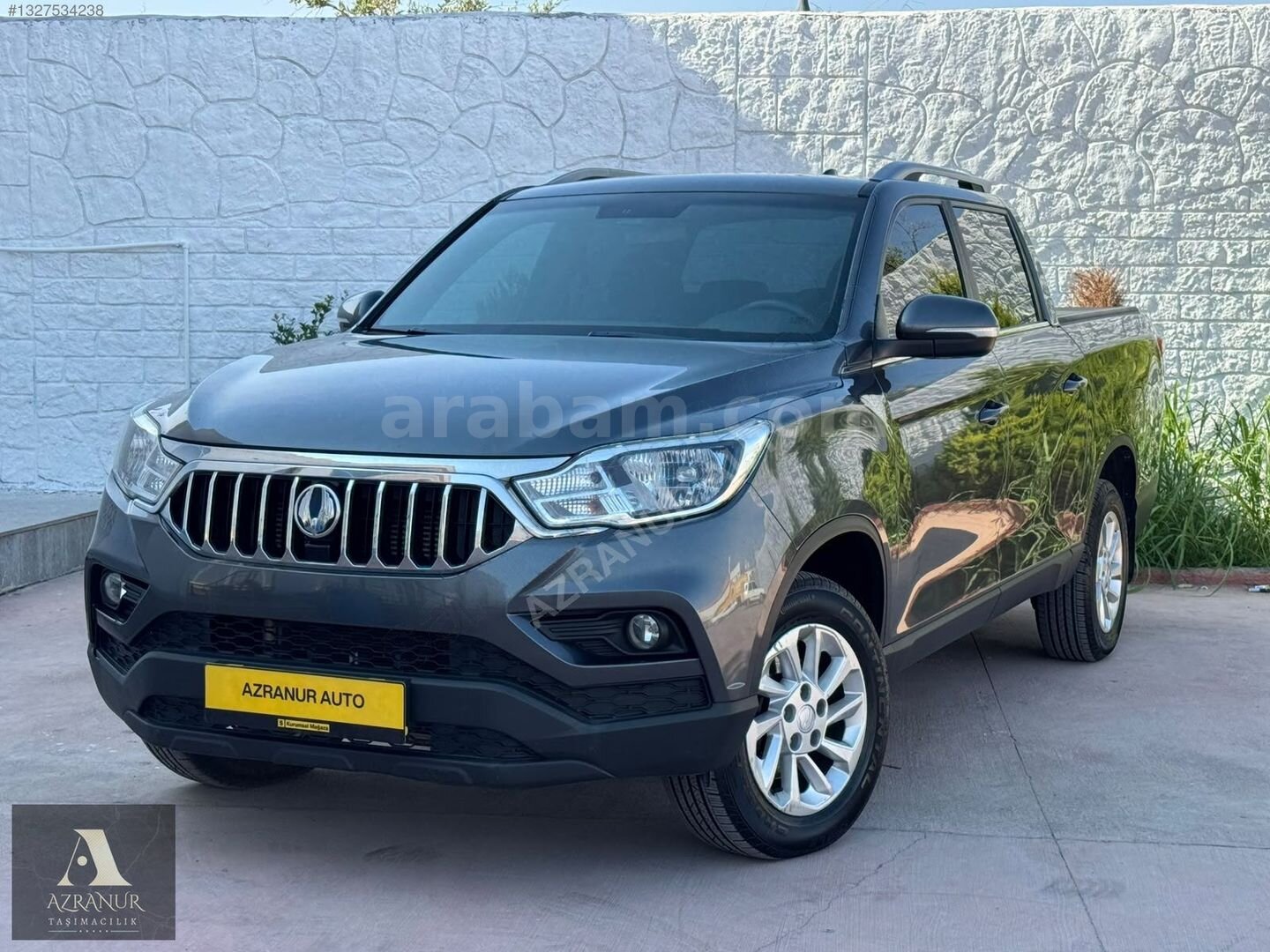 Galeriden KGM SsangYong Musso Grand 2.2 D Platinum Plus 2020 Model Gaziantep 114.000 km Gri 4