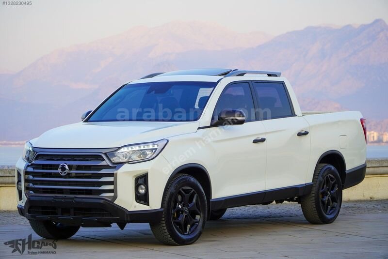 Galeriden KGM SsangYong Musso Grand 2.2 D Platinum Plus 2024 Model Antalya 103.000 km Beyaz