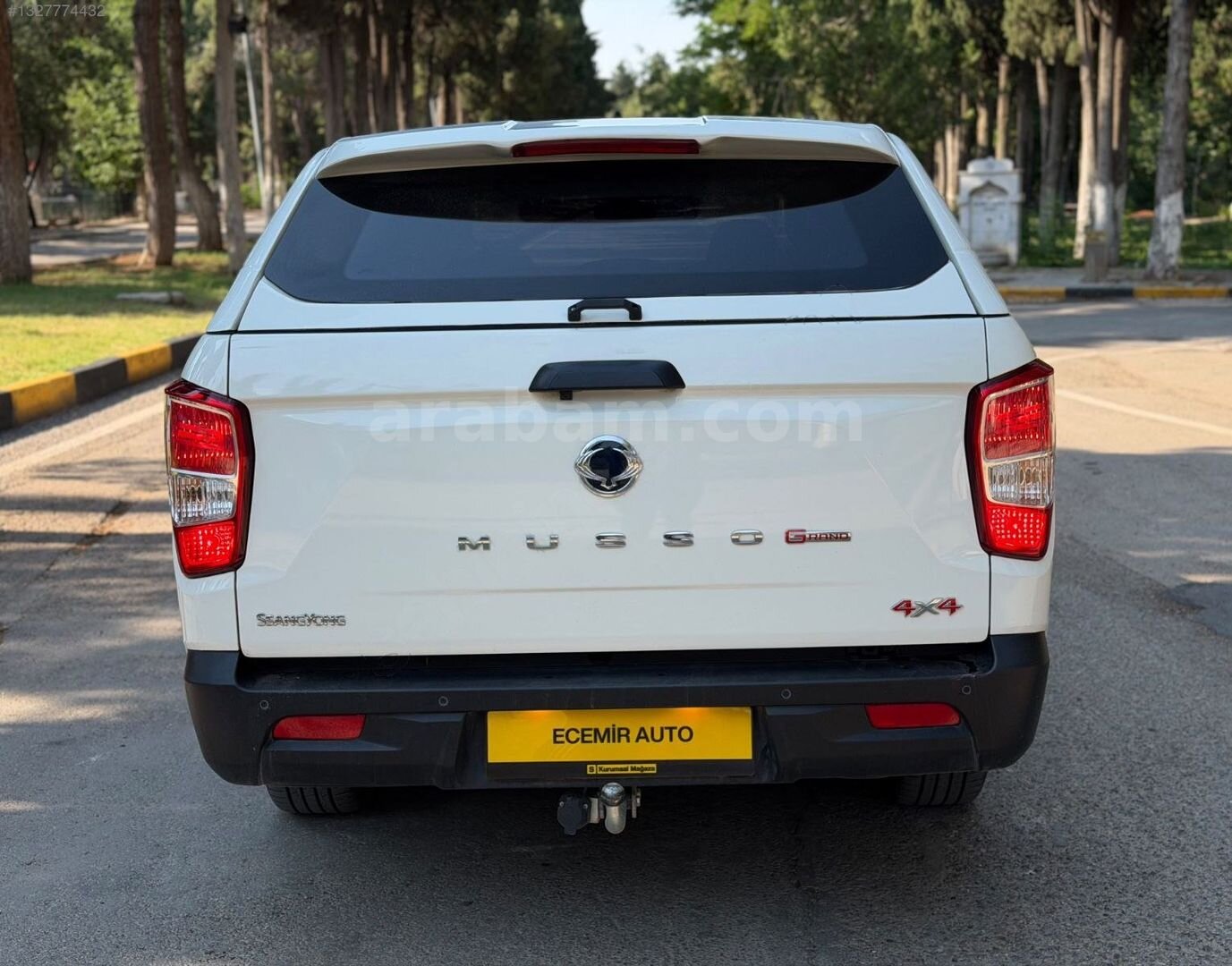 Galeriden KGM SsangYong Musso Grand 2.2 D Platinum Plus 2023 Model Gaziantep 23.000 km Beyaz 4