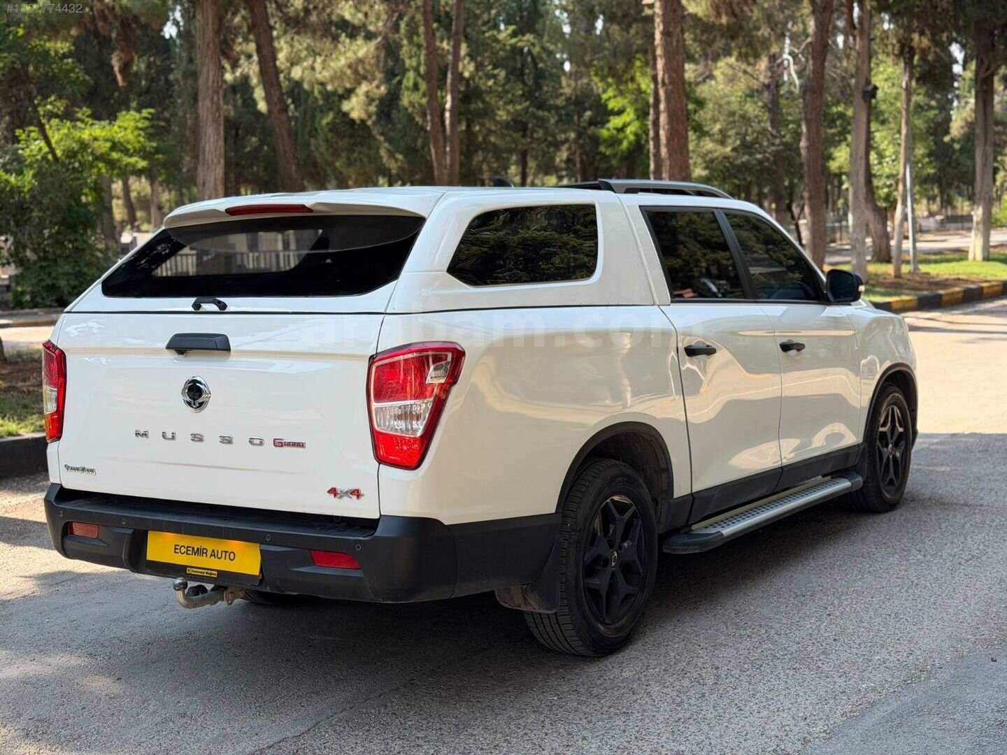 Galeriden KGM SsangYong Musso Grand 2.2 D Platinum Plus 2023 Model Gaziantep 23.000 km Beyaz 5