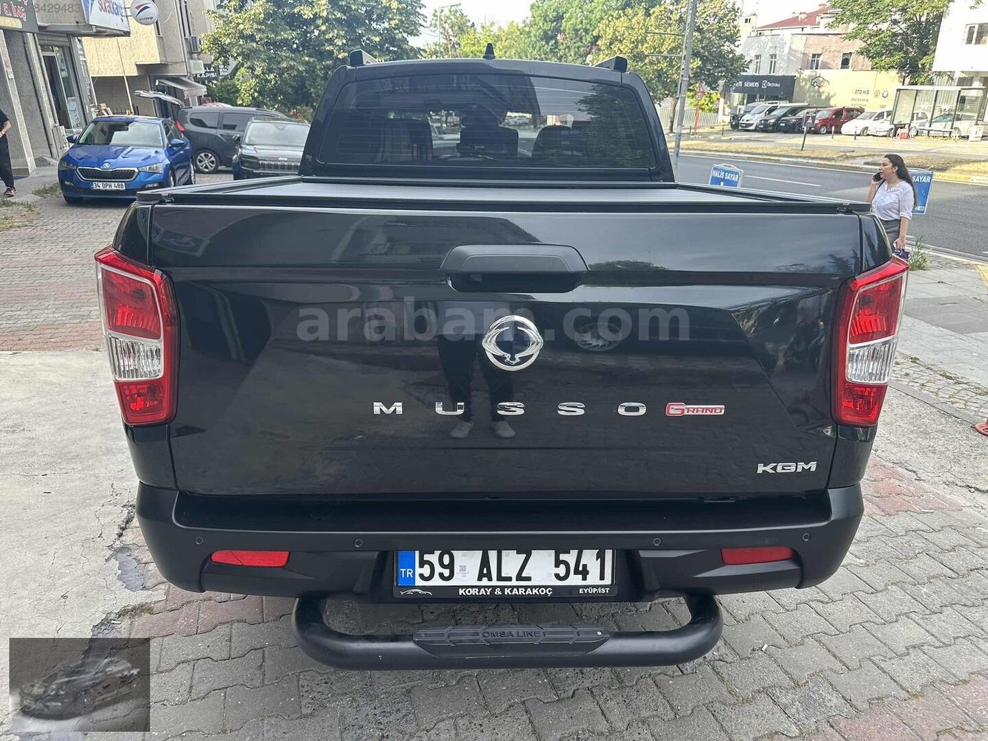 Galeriden KGM SsangYong Musso Grand 2.2 D Platinum Plus 2025 Model İstanbul 18.000 km Siyah 7