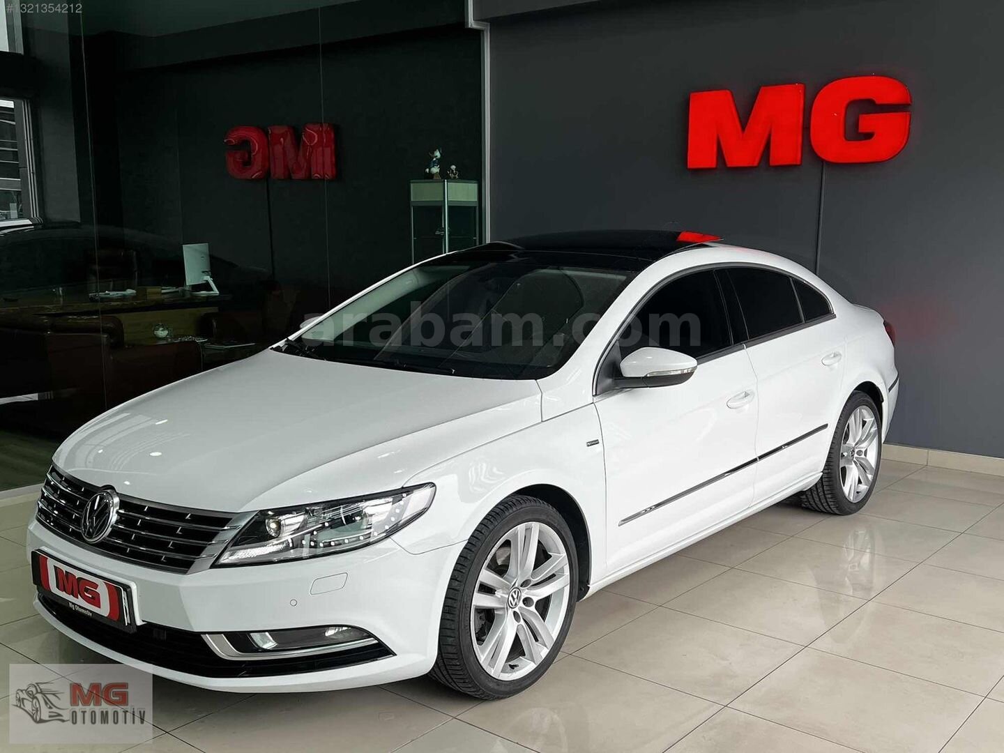 Galeriden Volkswagen VW CC 1.4 TSi Exclusive 2016 Model Ankara 186.000 km Beyaz 3
