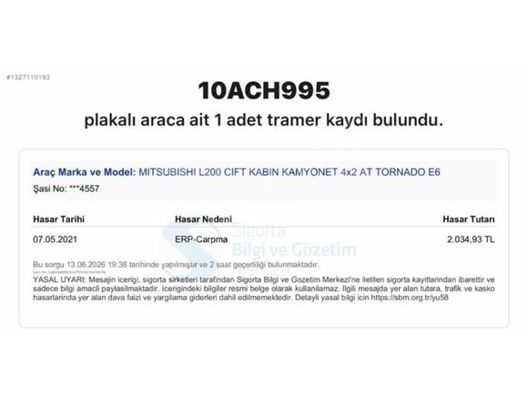KÖKTEN OTOMOTİVDEN//L 200 EMSALSİZ