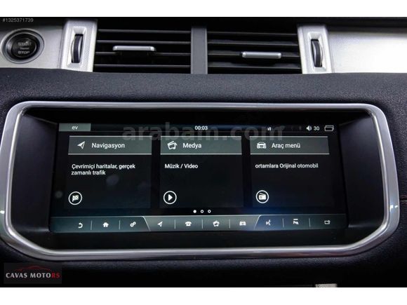 2012 RANGE ROVER EVOQUE PRESTİJ C.TAVAN MEREDİAN+E.PAKET+ISITMA