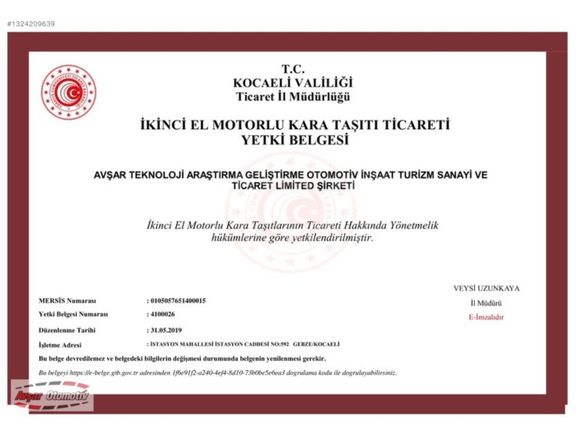 AVŞAR PLAZADAN "DEĞİŞENSİZ H.KAYITSIZ Y.SERVİS BAKIMLI ELEGANCE"