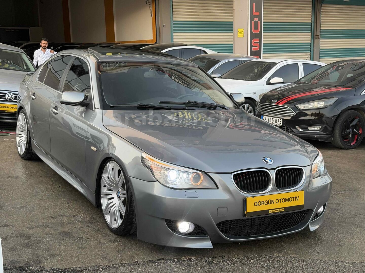 Galeriden BMW 5 Serisi 520d Standart 2008 Model Gaziantep 260.000 km Gri 4