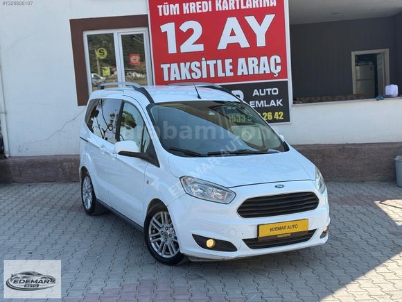 12 AY TAKSİT İMKANI/2017 FORD COURİER 1.6 TDCİ TİTANIUM PLUS