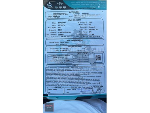 2 SAHBNDEN COK TEMİZ RAV4 ARAC SUAN TRABZONDA