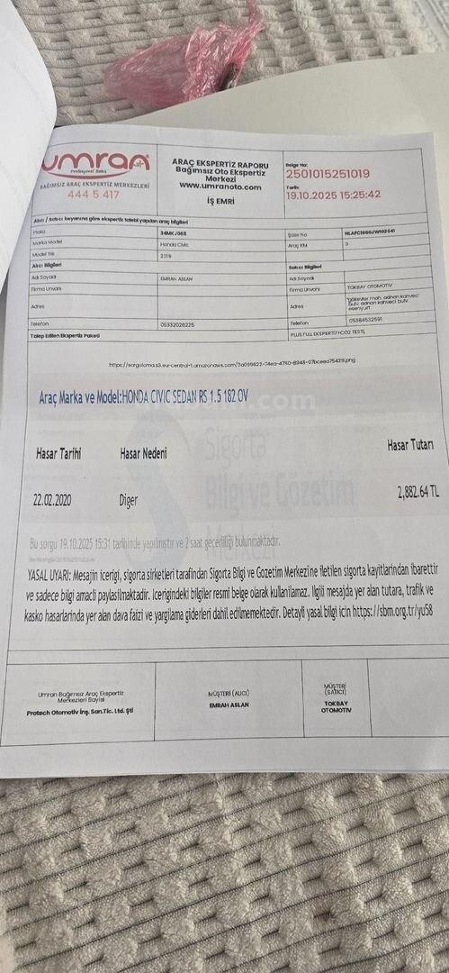 Sahibinden Honda Civic 1.5 i-VTEC RS 2019 Model İstanbul 123.000 km Siyah 4