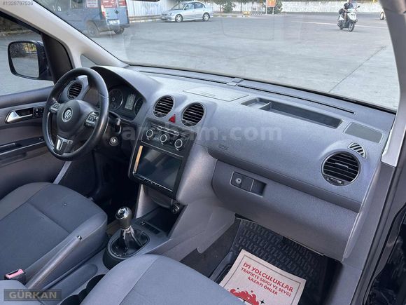 2012 MODEL 222 BİNDE HATASIZ BOYASIZ 1.6 TDİ VOLKSWAGEN CADDY.