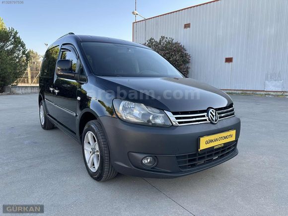 2012 MODEL 222 BİNDE HATASIZ BOYASIZ 1.6 TDİ VOLKSWAGEN CADDY.
