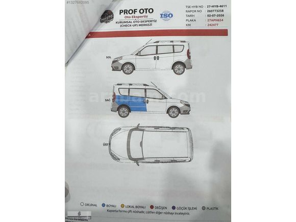 ŞEKERCİOĞLU AUTO"DAN 2016 CADDY 2.0TDİ DSG COMFORTLİNE BOYASIZ