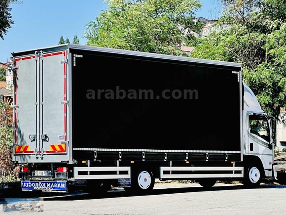 2018 ISUZU NPR 10 XLONG 190 BİN DE KLİMALI+KAYAR PERDE 6.30 CM