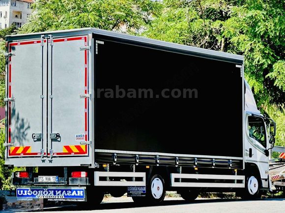 2018 ISUZU NPR 10 XLONG 190 BİN DE KLİMALI+KAYAR PERDE 6.30 CM
