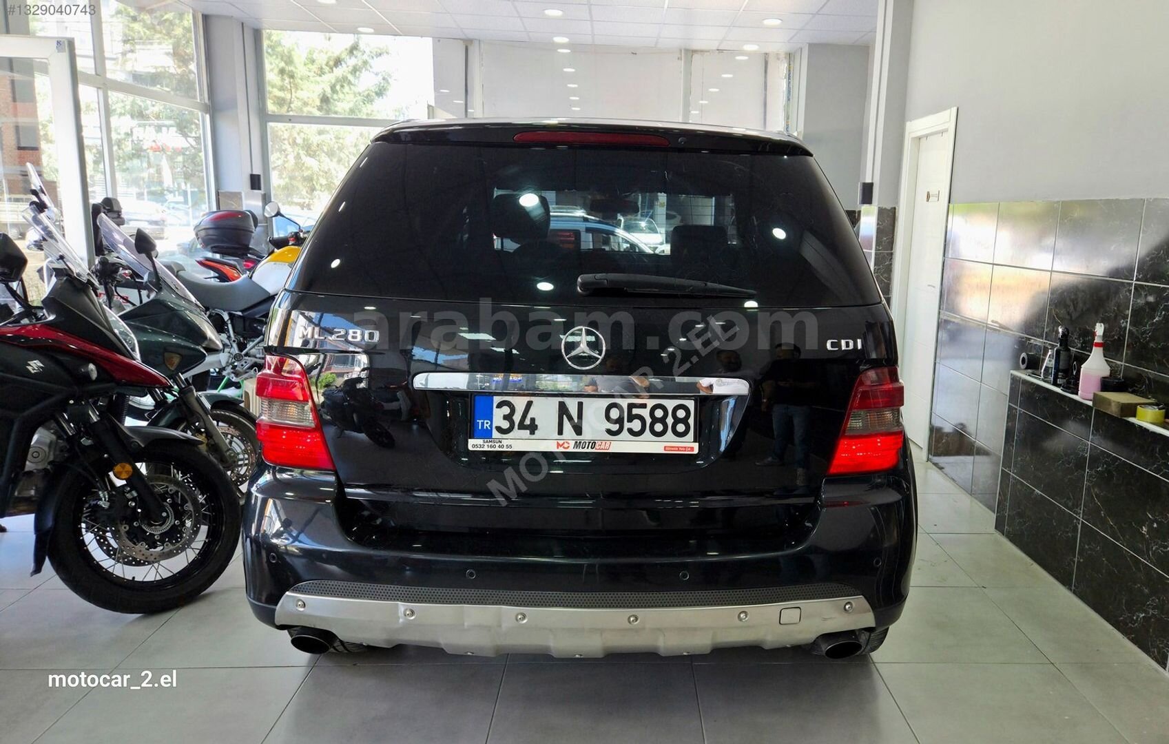 Galeriden Mercedes - Benz ML 280 CDI 2006 Model Samsun 375.000 km Siyah 2