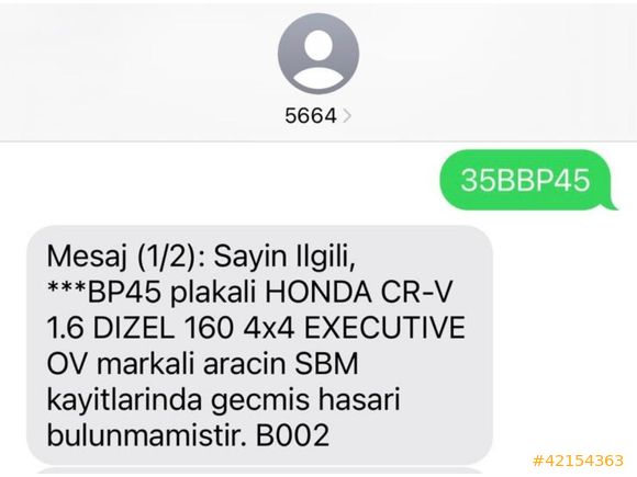 2017 Honda CRV Hatasız Boyasız Executive Cam Tavan Gri