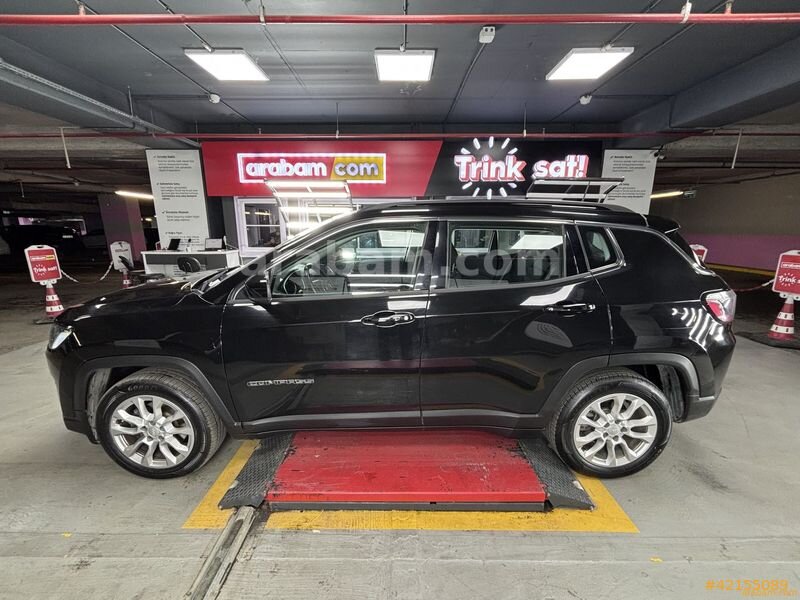 Galeriden Jeep Compass 1.3 Turbo Longitude 2020 Model Ankara 77.064 km Siyah