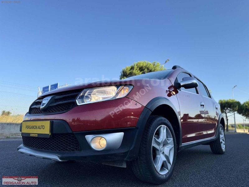 Galeriden Dacia Sandero 1.5 dCi Stepway 2013 Model İzmir 182.000 km Bordo