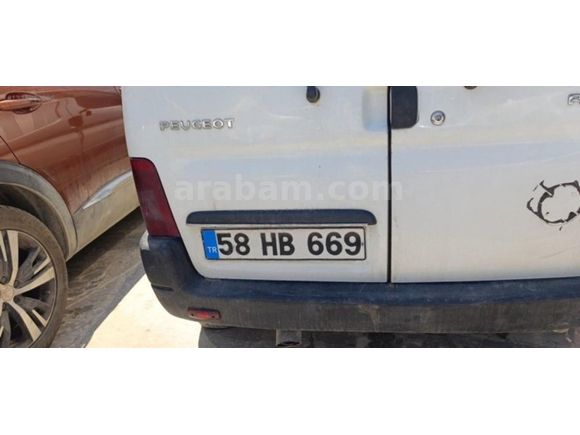 VAN TESLİMİ 2008 MODEL PEUGEOT PARTNER 1.9 PANELVAN