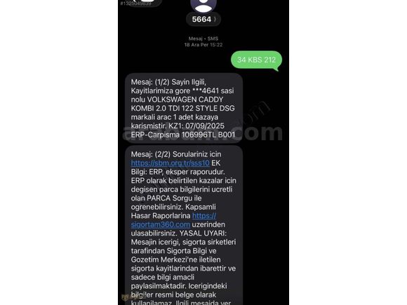 VW CADDY 2.0 TDI STYLE DSG CAM TAVAN+ÇİFT NVGSYON+VAKUM