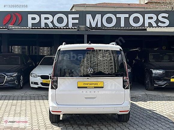 PROF MOTORS'DAN 2024 Caddy 2.0 TDI Style DSG CAM TAVANLI+ROCORE