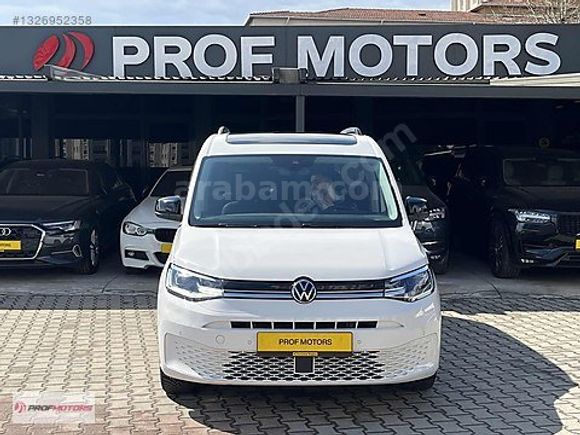 PROF MOTORS'DAN 2024 Caddy 2.0 TDI Style DSG CAM TAVANLI+ROCORE