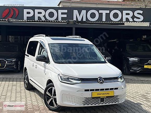 PROF MOTORS'DAN 2024 Caddy 2.0 TDI Style DSG CAM TAVANLI+ROCORE